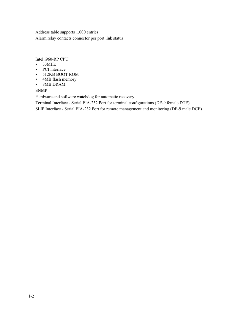 CANOGA PERKINS 9135G SNMP Managed Gigabit Ethernet Switch User Manual | Page 8 / 66