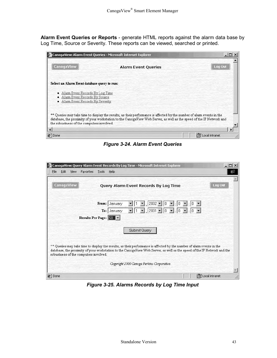 CANOGA PERKINS CanogaView Smart Element Manager User Manual | Page 49 / 77