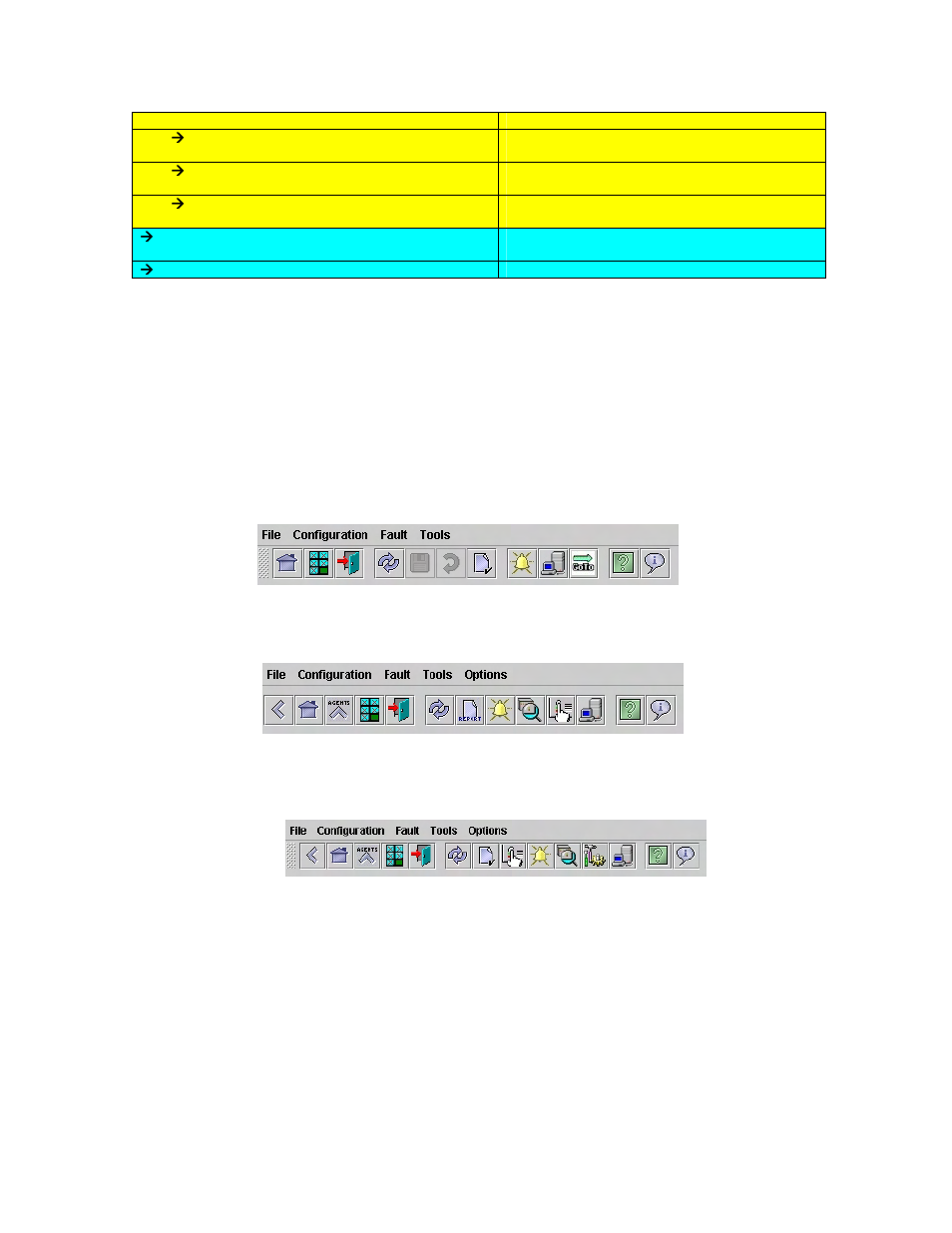 2 menus and toolbars | CANOGA PERKINS CanogaView Smart Element Manager User Manual | Page 31 / 80