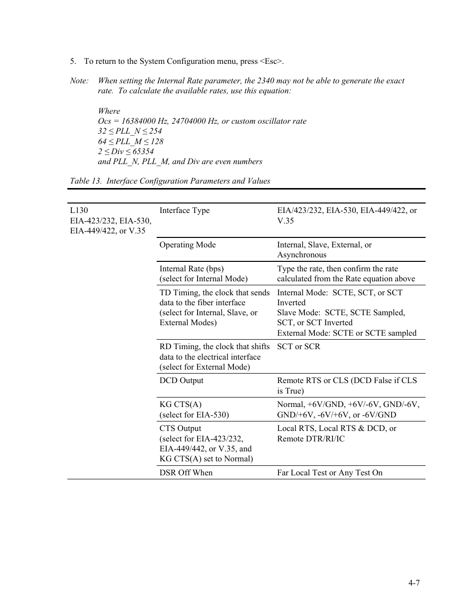 CANOGA PERKINS 2340 High-Speed Universal Fiber Optic Modem User Manual | Page 35 / 60