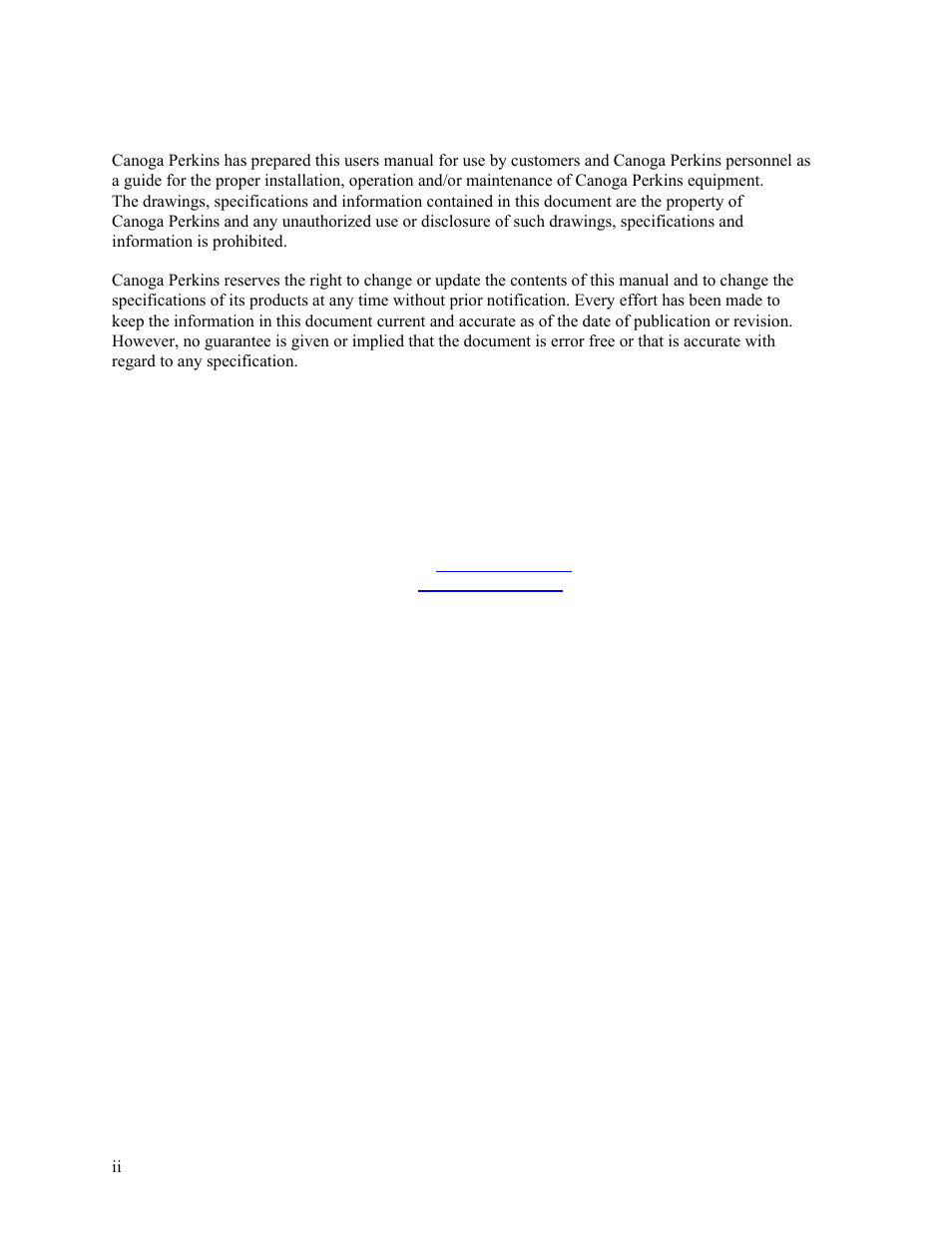 Notice | CANOGA PERKINS 2340 High-Speed Universal Fiber Optic Modem User Manual | Page 4 / 60