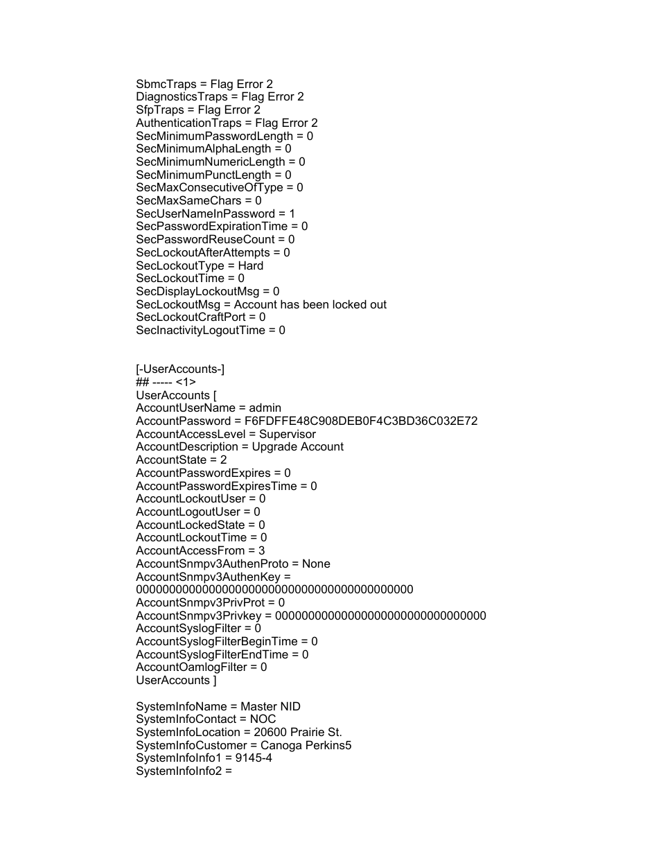 CANOGA PERKINS 9145 Network Interface Device User Manual | Page 101 / 108