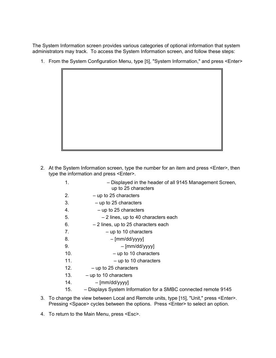 Manual configuration – vt-100 session | CANOGA PERKINS 9145 Network Interface Device User Manual | Page 38 / 108