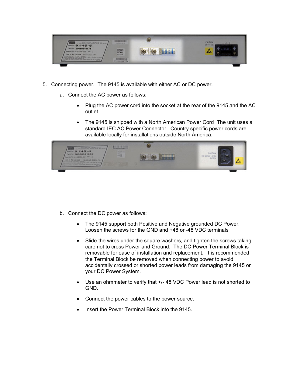 CANOGA PERKINS 9145 Network Interface Device User Manual | Page 14 / 102