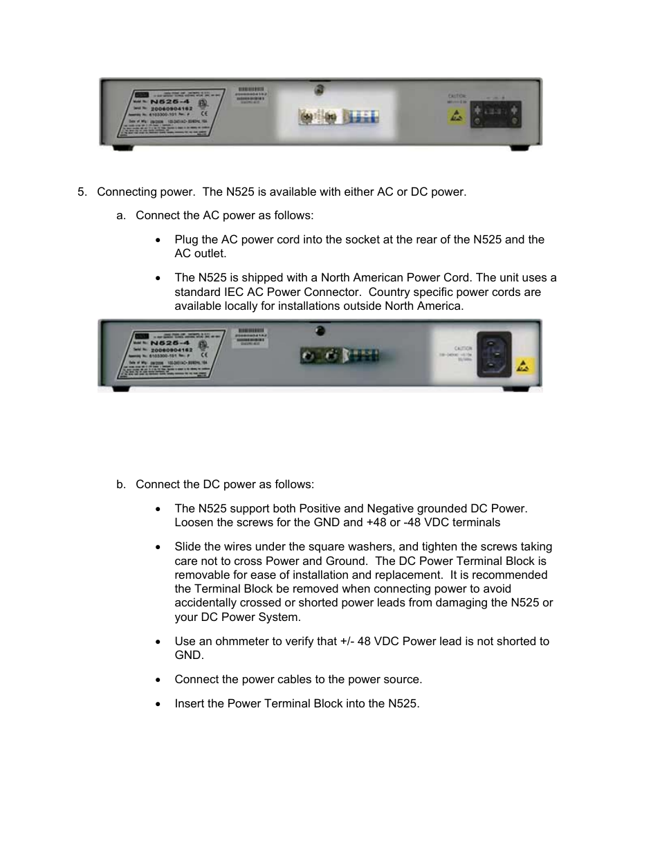 CANOGA PERKINS N525 Ethernet Termination Service Unit User Manual | Page 14 / 104
