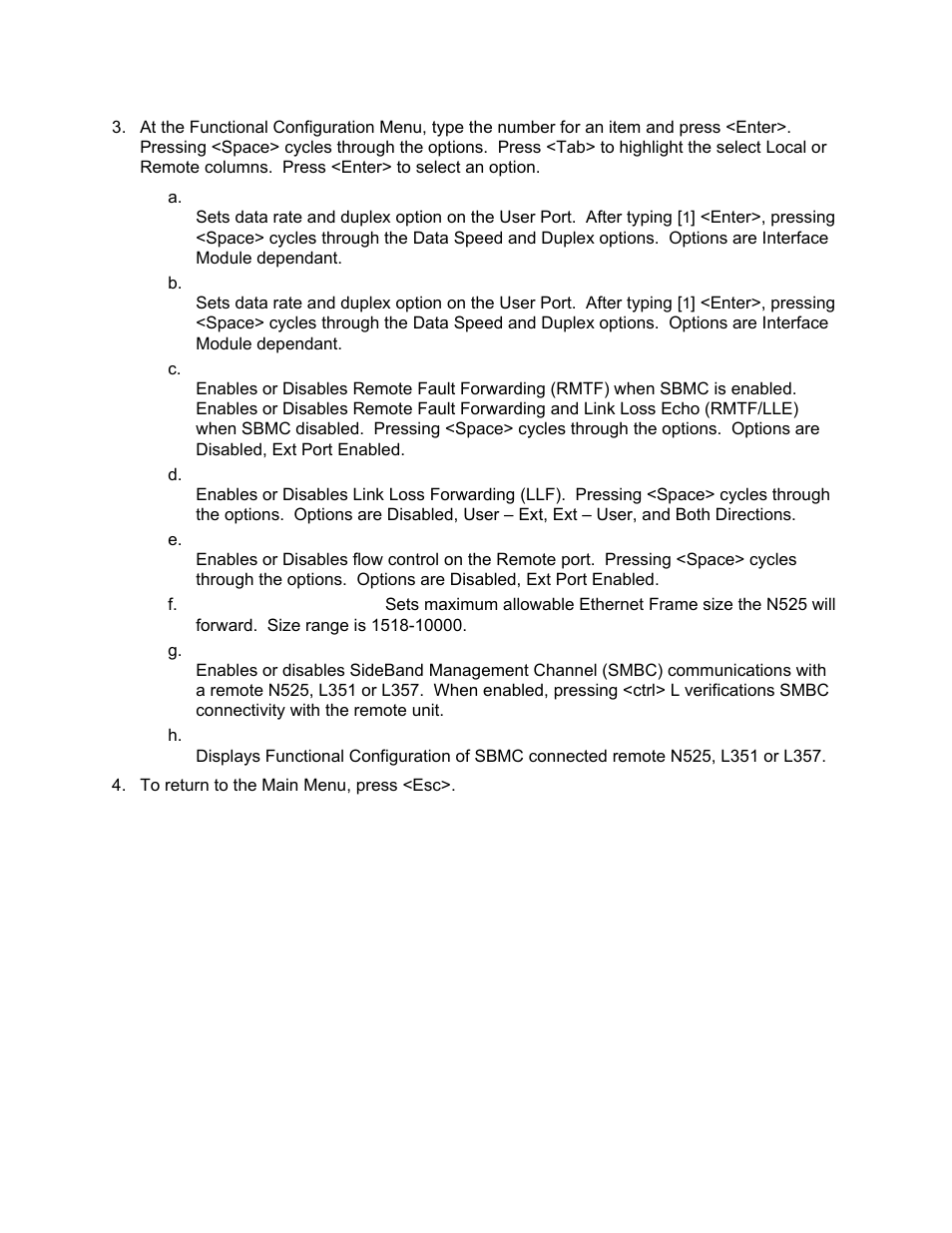 CANOGA PERKINS N525 Ethernet Termination Service Unit User Manual | Page 63 / 104