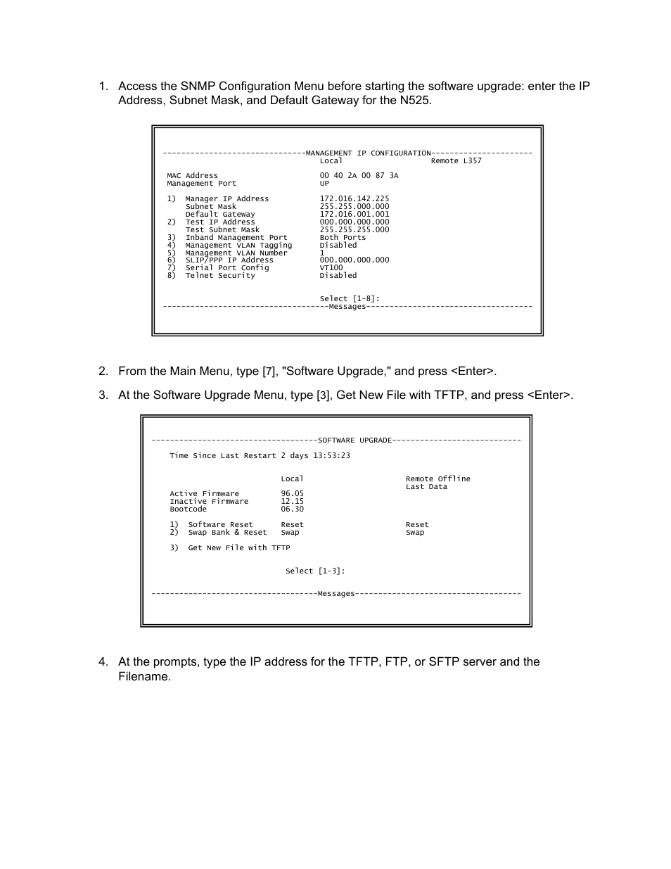 CANOGA PERKINS N525 Ethernet Termination Service Unit User Manual | Page 46 / 109