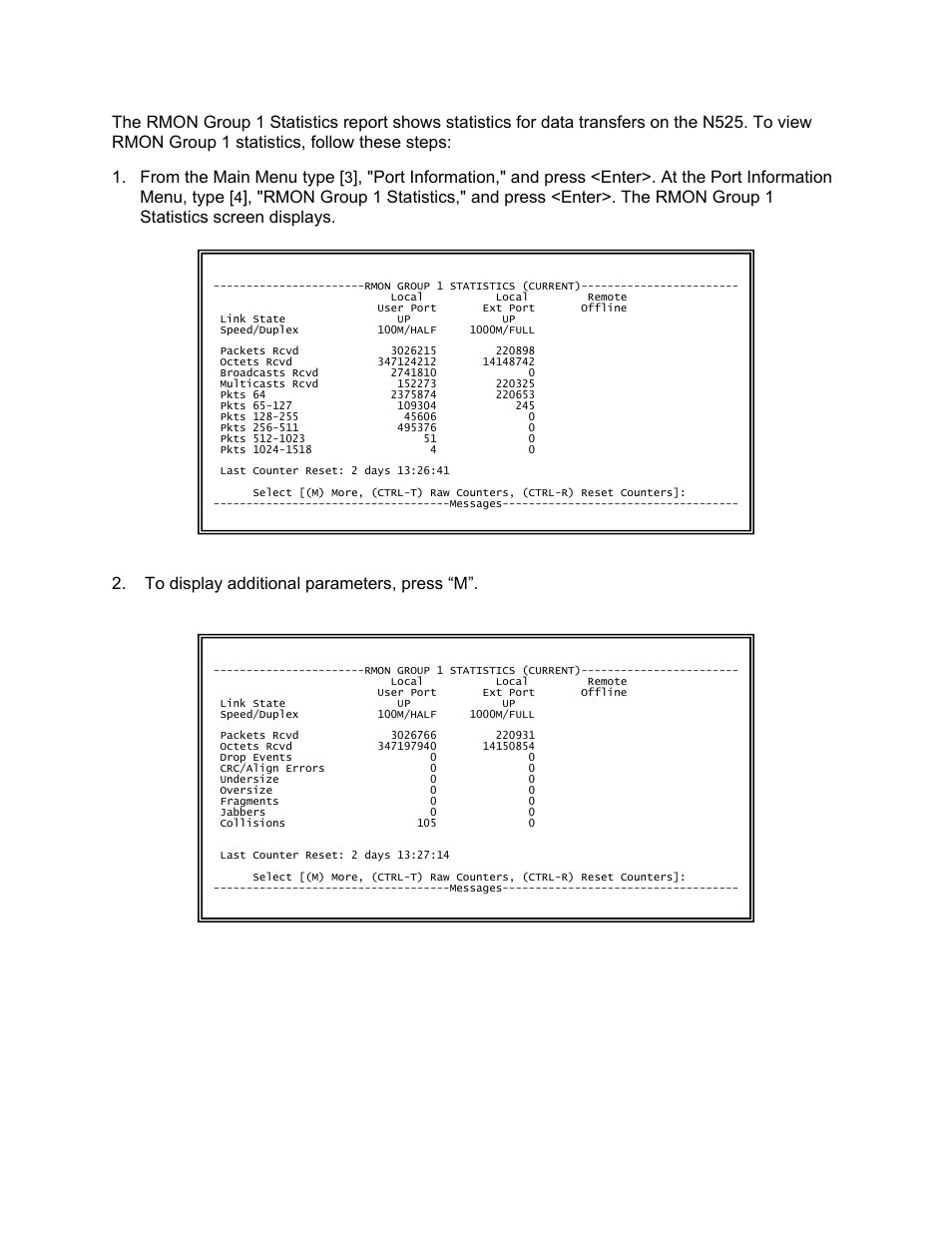 CANOGA PERKINS N525 Ethernet Termination Service Unit User Manual | Page 74 / 109
