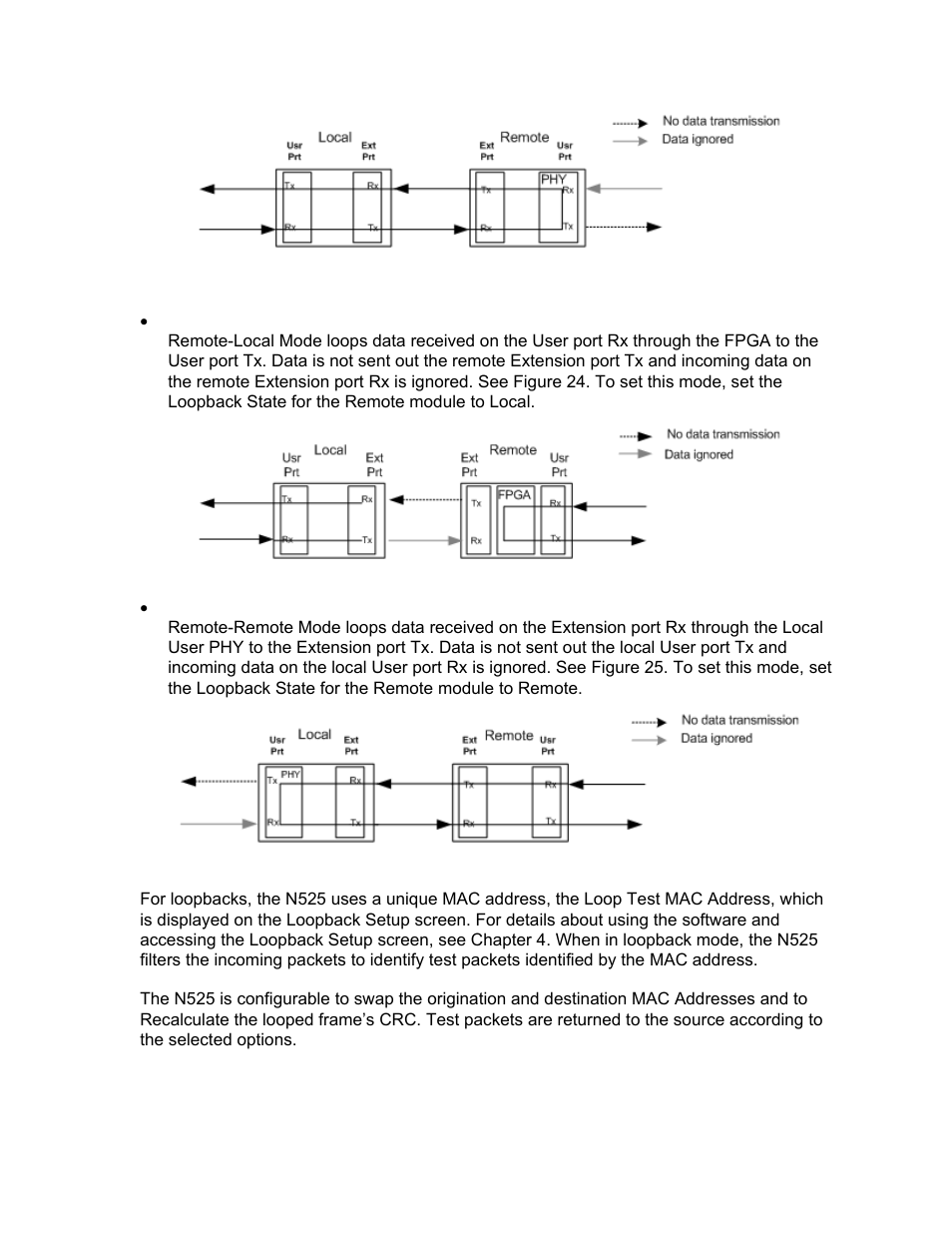 CANOGA PERKINS N525 Ethernet Termination Service Unit User Manual | Page 85 / 109