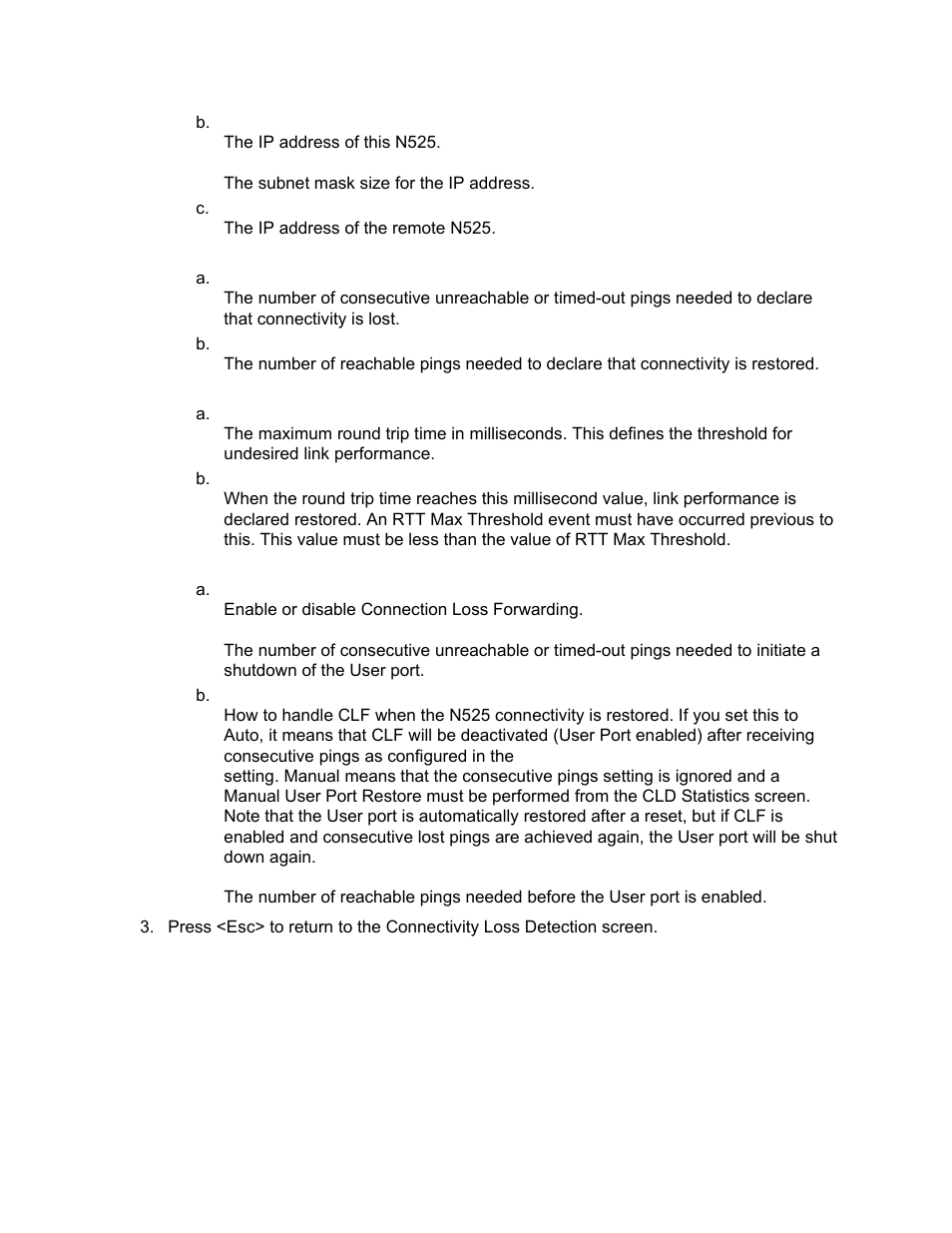 CANOGA PERKINS N525 Ethernet Termination Service Unit User Manual | Page 89 / 109