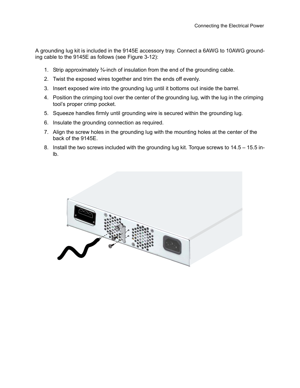 3 grounding | CANOGA PERKINS 9145E Network Interface Device User Manual | Page 36 / 54