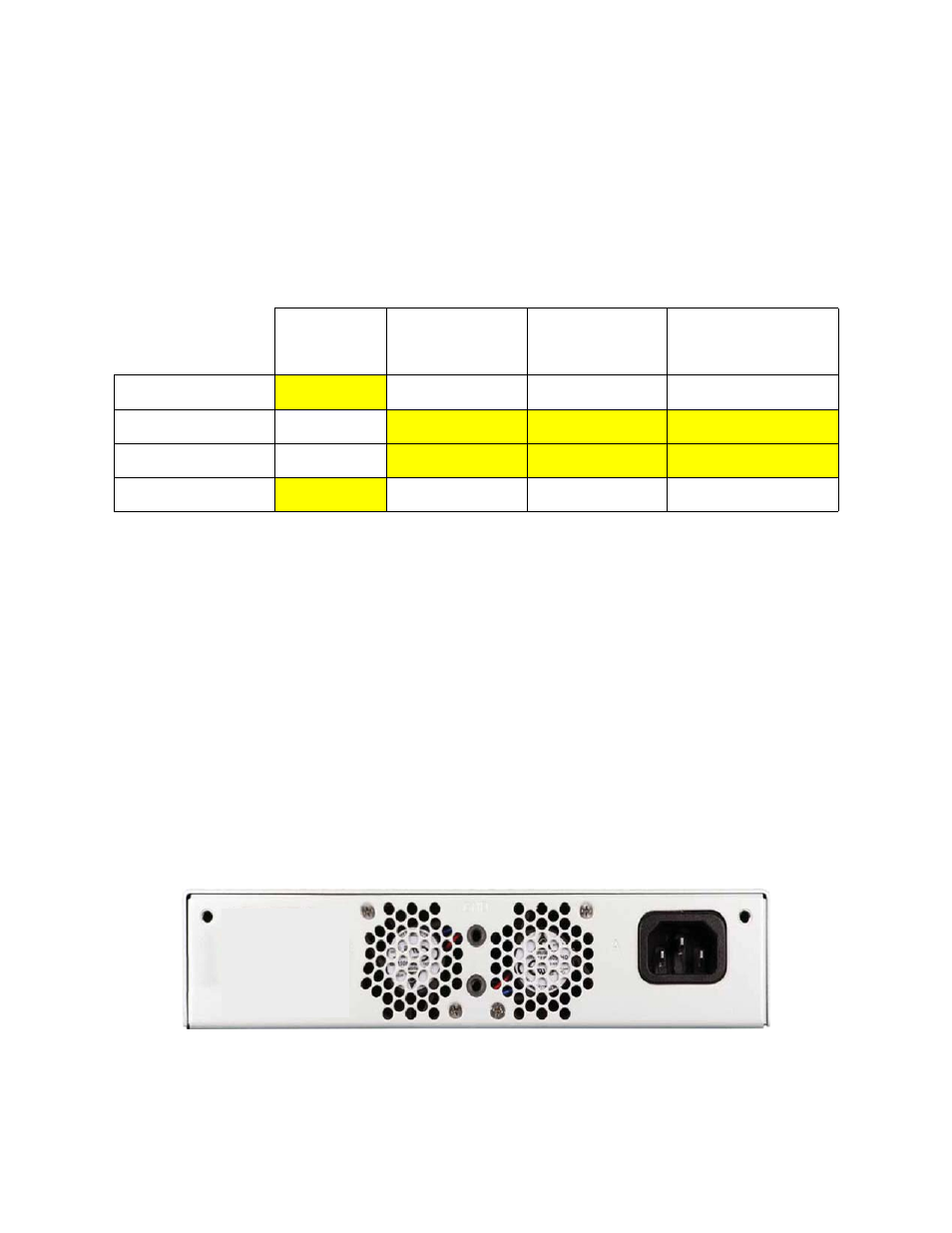 5 port default settings, 6 power connectors, 1 power requirements | 2 single ac power base unit | CANOGA PERKINS 9145E Ethernet Network Interface Device Hardware User Manual | Page 21 / 54