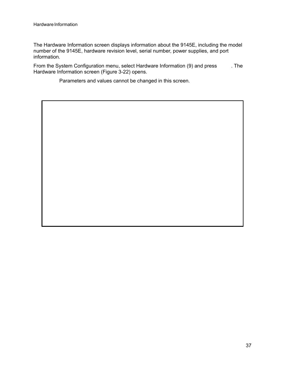 10 hardware information, Hardware information | CANOGA PERKINS 9145E NID Software Version 3.1 User Manual | Page 52 / 189