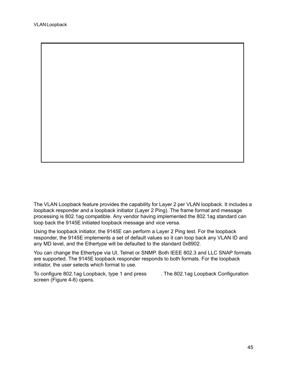 4 vlan loopback, Vlan loopback | CANOGA PERKINS 9145E NID Software Version 3.1 User Manual | Page 60 / 189