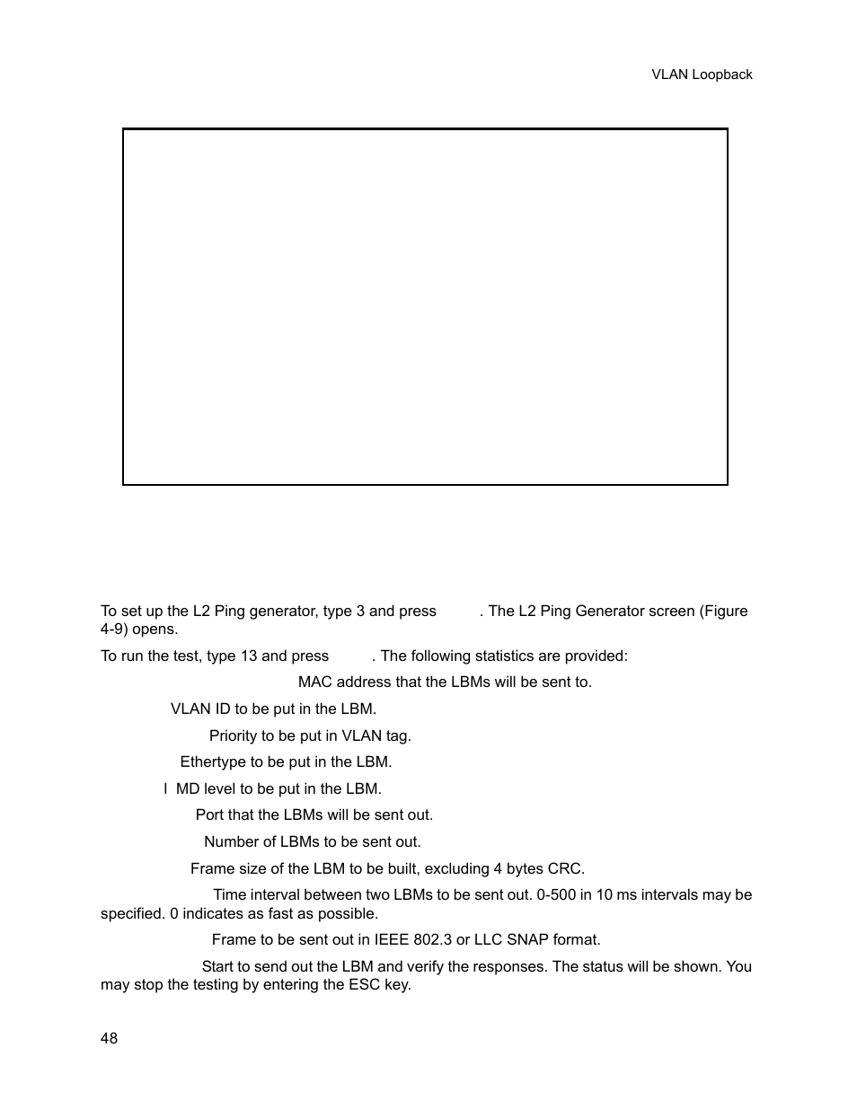 2 l2 ping generation, L2 ping generation | CANOGA PERKINS 9145E NID Software Version 3.1 User Manual | Page 63 / 189