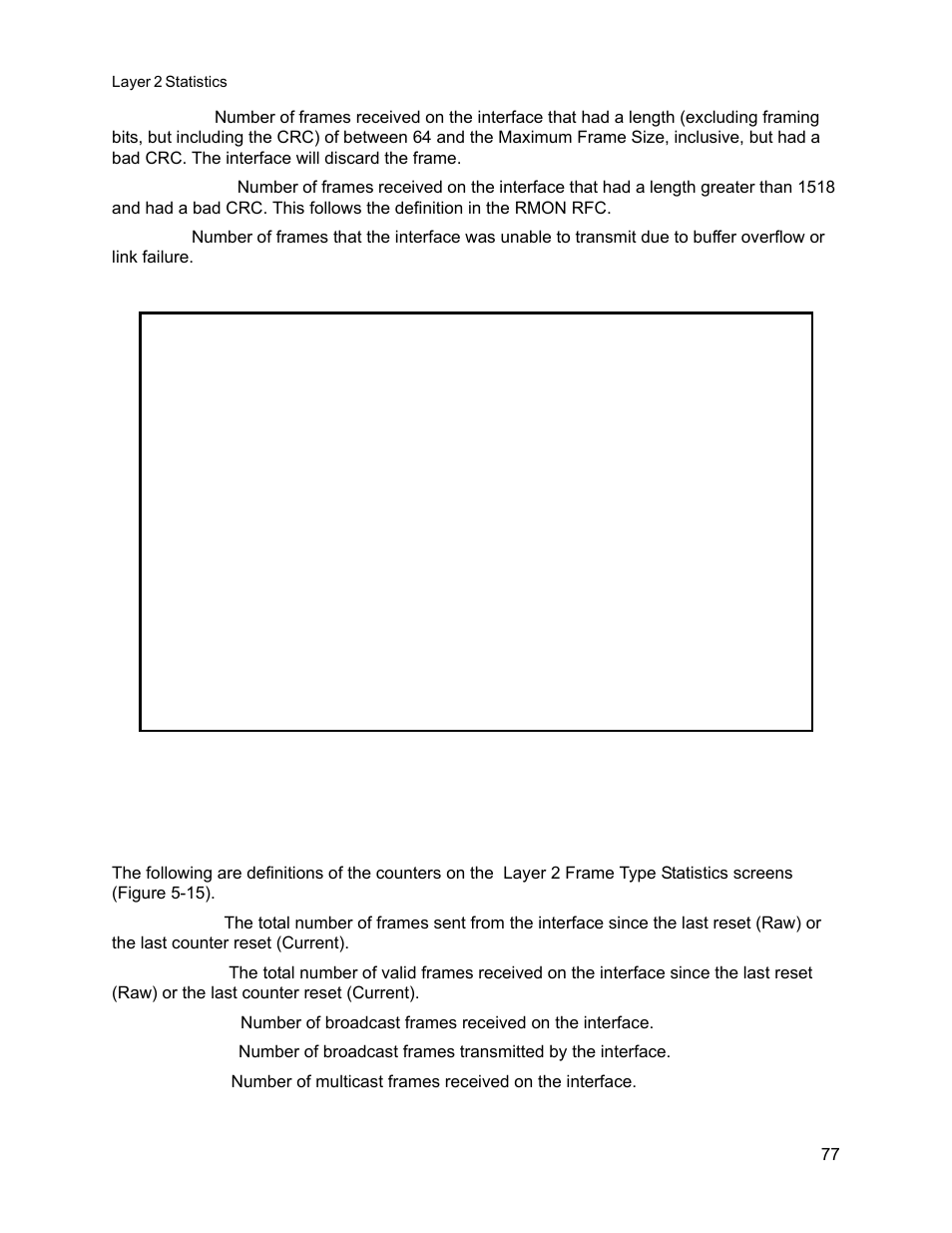 2 layer 2 frame type statistics, Layer 2 frame type statistics, Figure 5-14) | CANOGA PERKINS 9145E NID Software Version 3.1 User Manual | Page 92 / 189