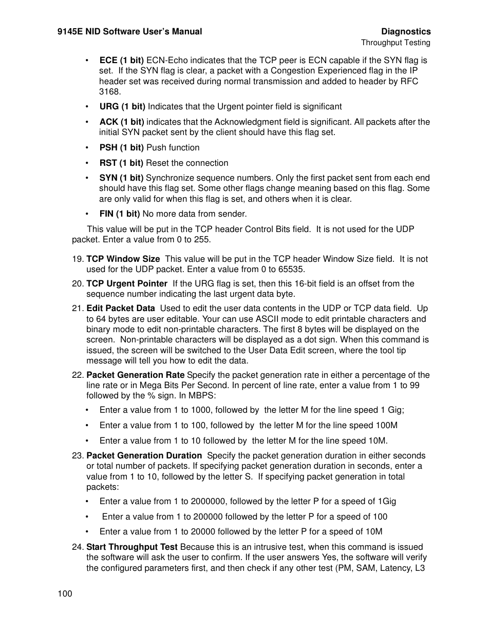 CANOGA PERKINS 9145E NID Software Version 4.10 User Manual | Page 112 / 296