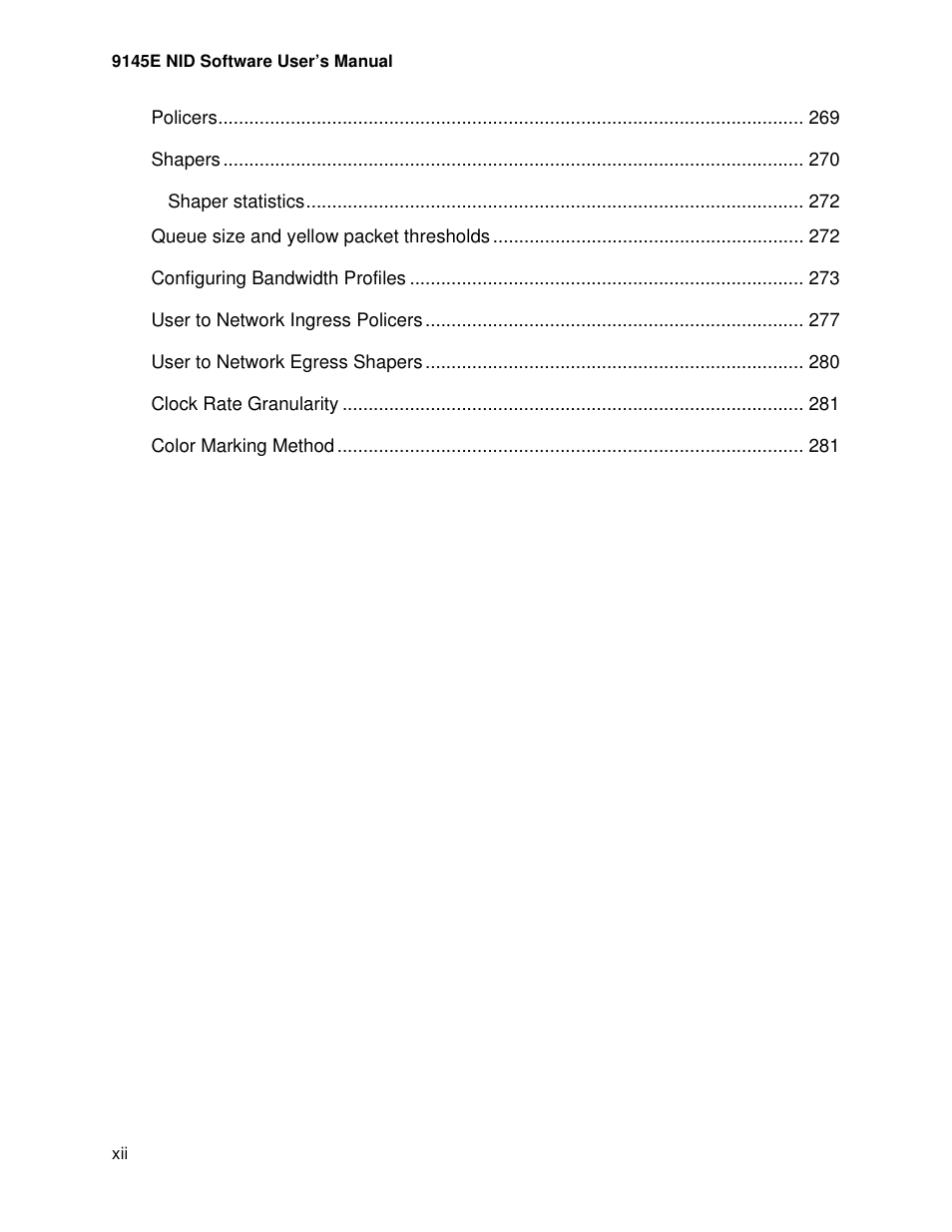 CANOGA PERKINS 9145E NID Software Version 4.10 User Manual | Page 12 / 296