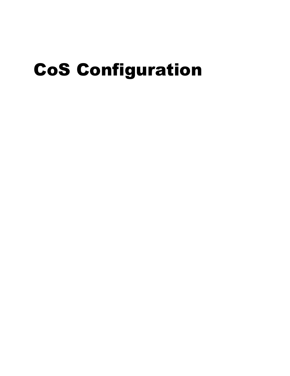 Chapter 10 cos configuration | CANOGA PERKINS 9145EMP NID Software Version 3.1 User Manual | Page 115 / 202