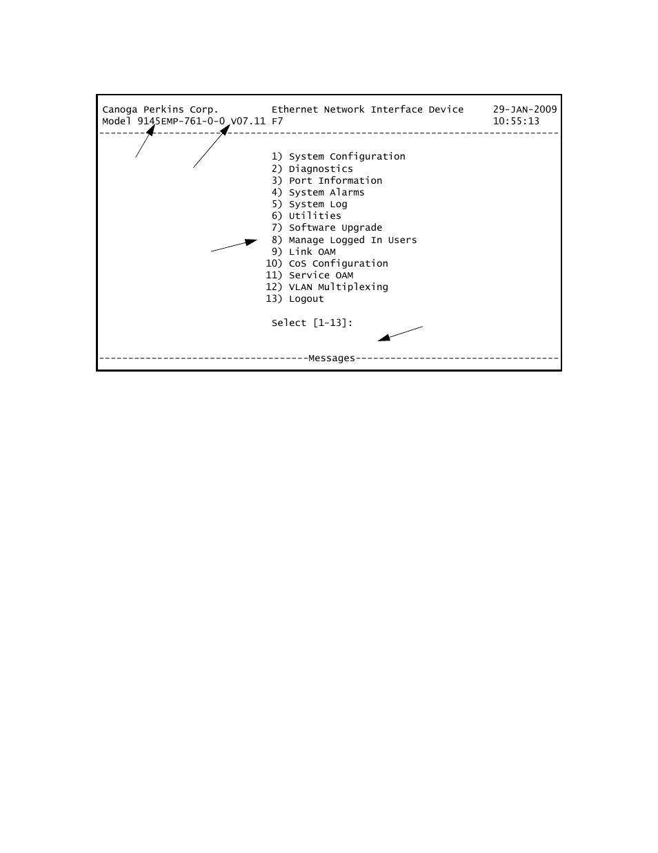 3 login | CANOGA PERKINS 9145EMP NID Software Version 3.1 User Manual | Page 19 / 202
