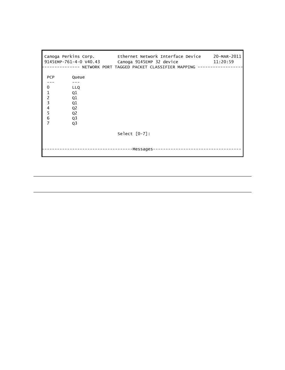 CANOGA PERKINS 9145EMP NID Software Version 4.0 User Manual | Page 128 / 229