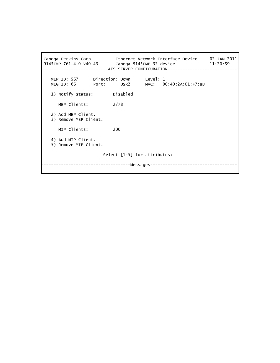 Figure 11-47) | CANOGA PERKINS 9145EMP NID Software Version 4.0 User Manual | Page 195 / 229