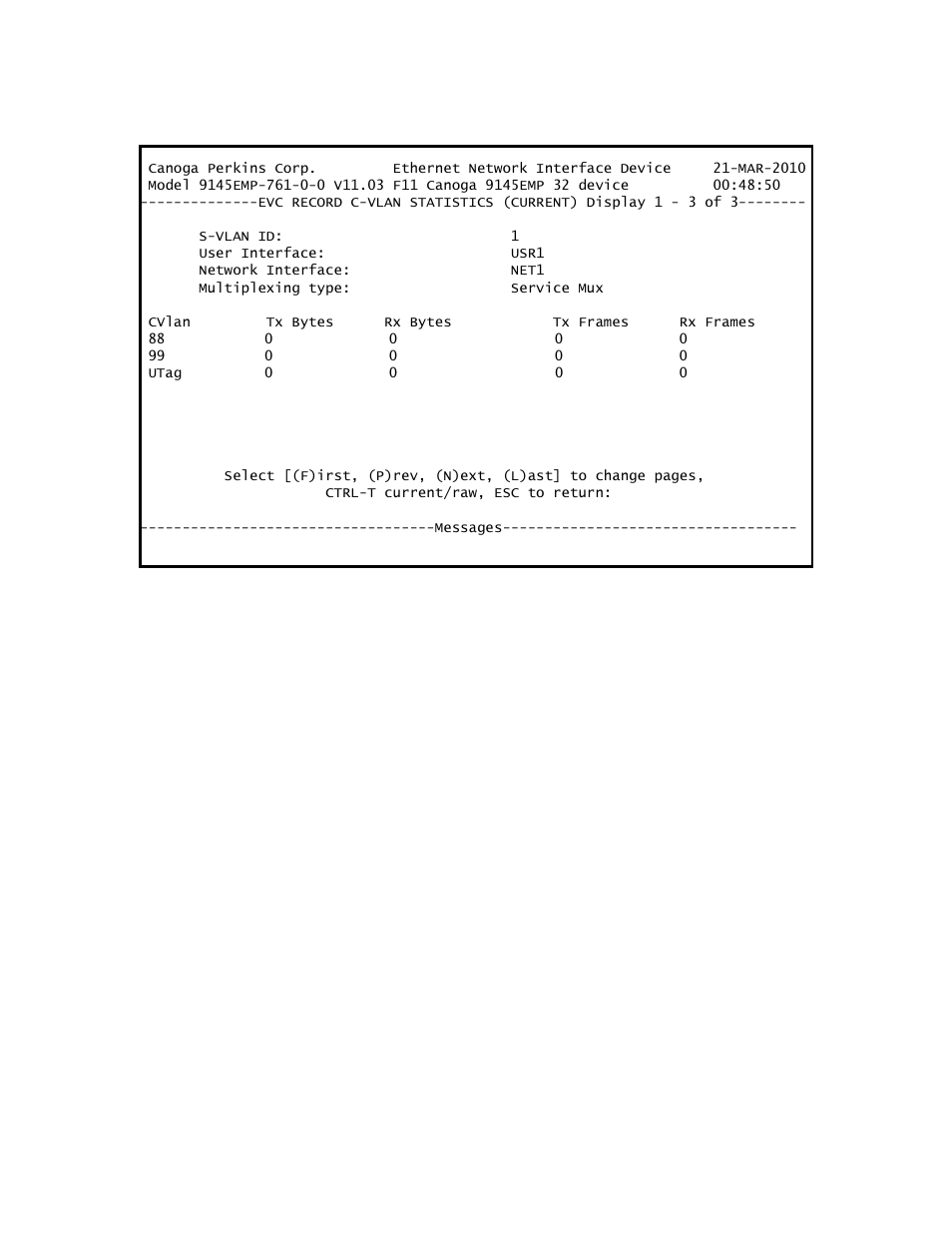 Figure 12-15 | CANOGA PERKINS 9145EMP NID Software Version 4.0 User Manual | Page 212 / 229