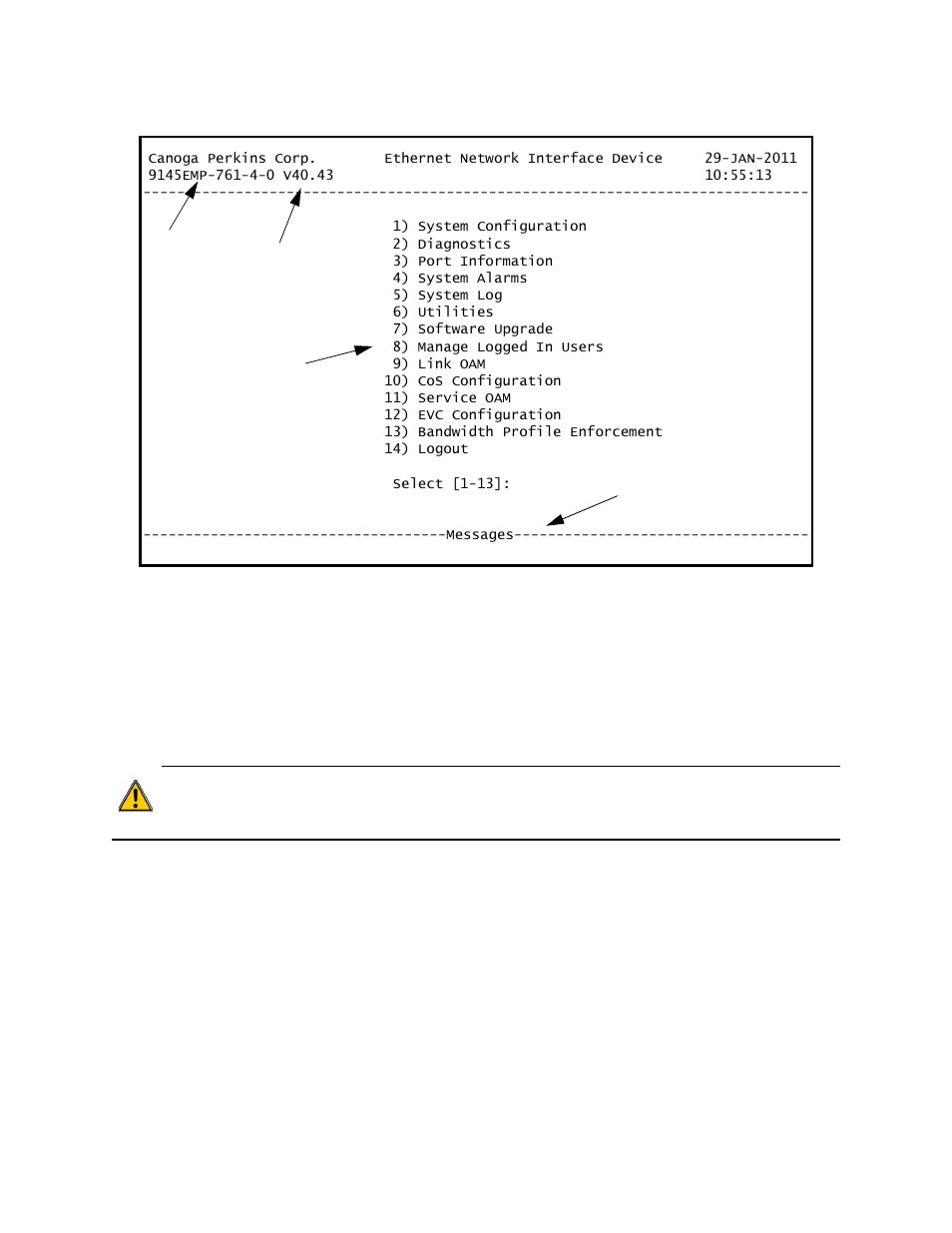 3 login | CANOGA PERKINS 9145EMP NID Software Version 4.0 User Manual | Page 22 / 229