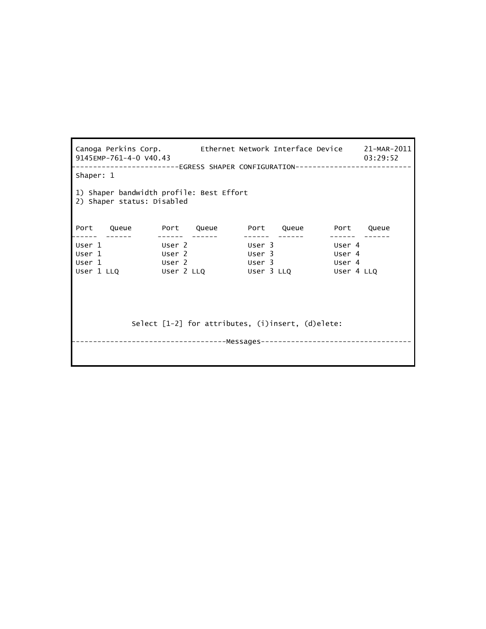 Figure 13-9 | CANOGA PERKINS 9145EMP NID Software Version 4.0 User Manual | Page 226 / 229