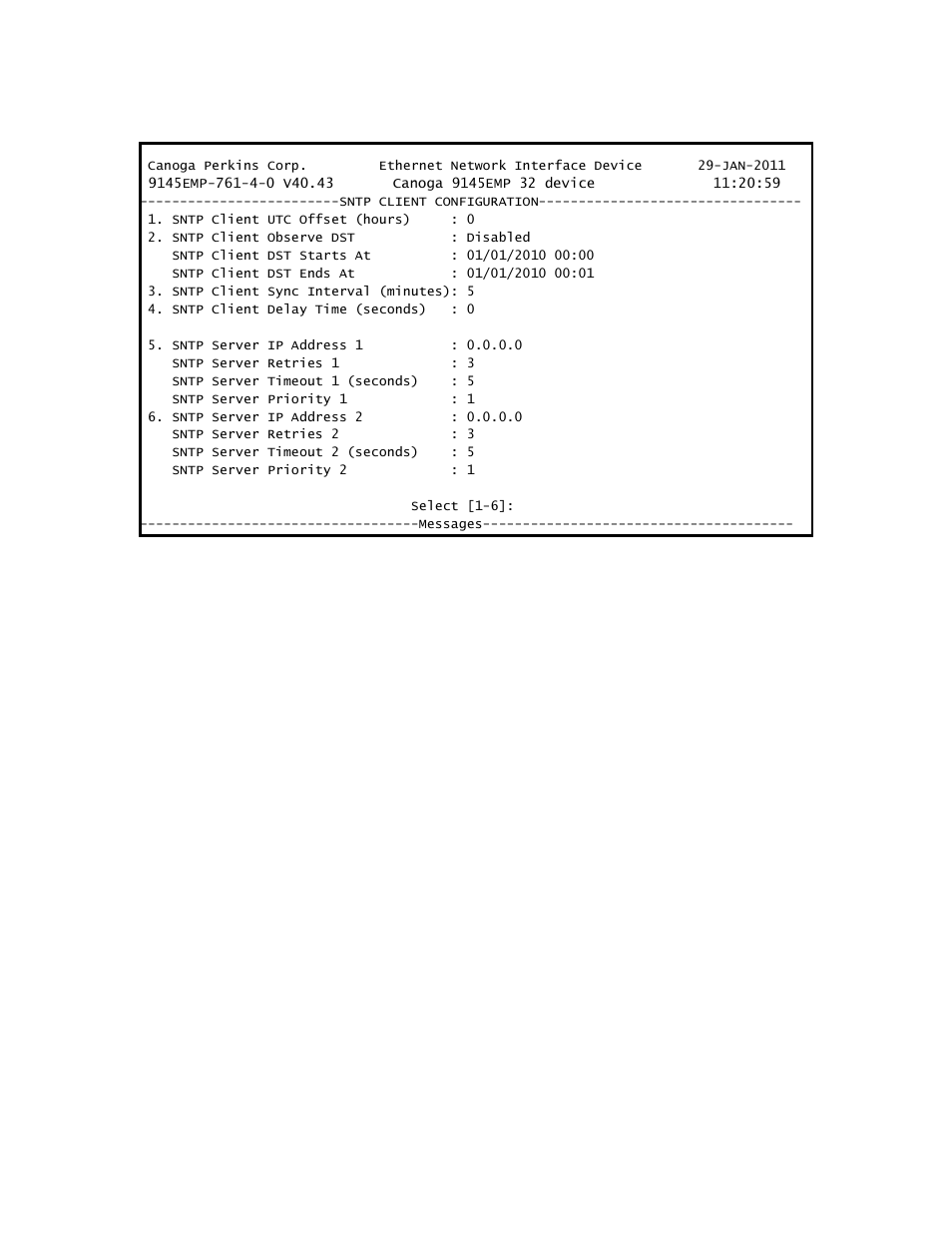 CANOGA PERKINS 9145EMP NID Software Version 4.0 User Manual | Page 53 / 229