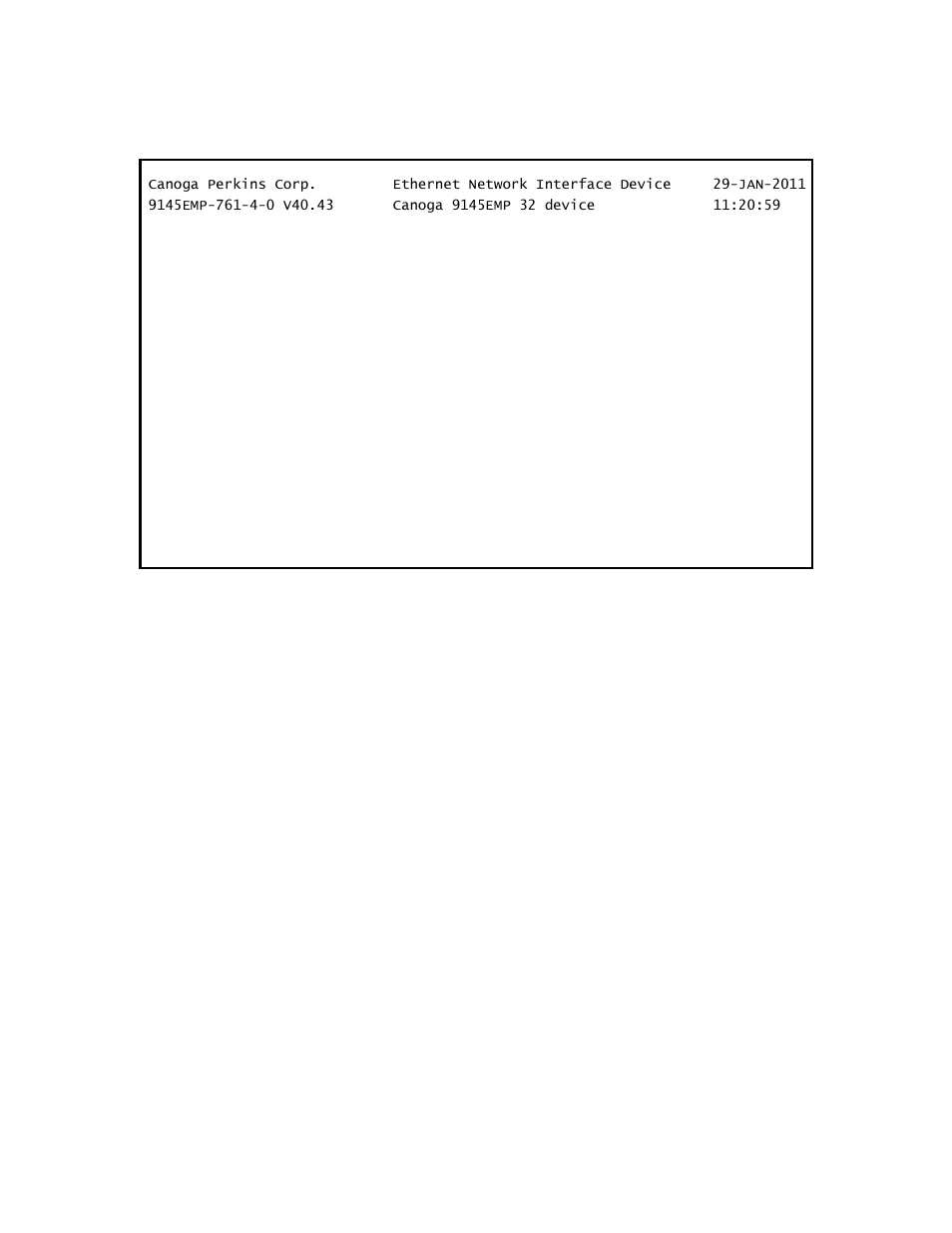 CANOGA PERKINS 9145EMP NID Software Version 4.0 User Manual | Page 74 / 229
