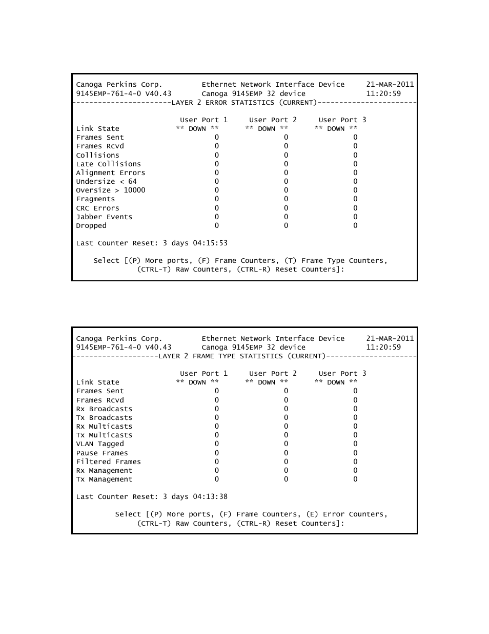 Figure 5-13, Figure 5-14) | CANOGA PERKINS 9145EMP NID Software Version 4.0 User Manual | Page 79 / 229