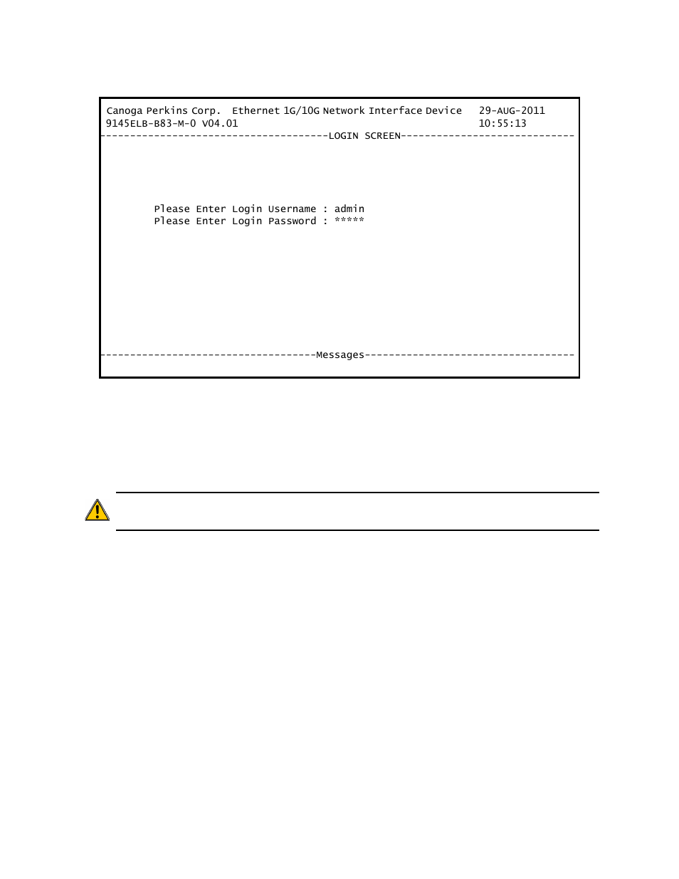 4 main menu | CANOGA PERKINS 9145ELB NID Software Version 4.01 User Manual | Page 18 / 152