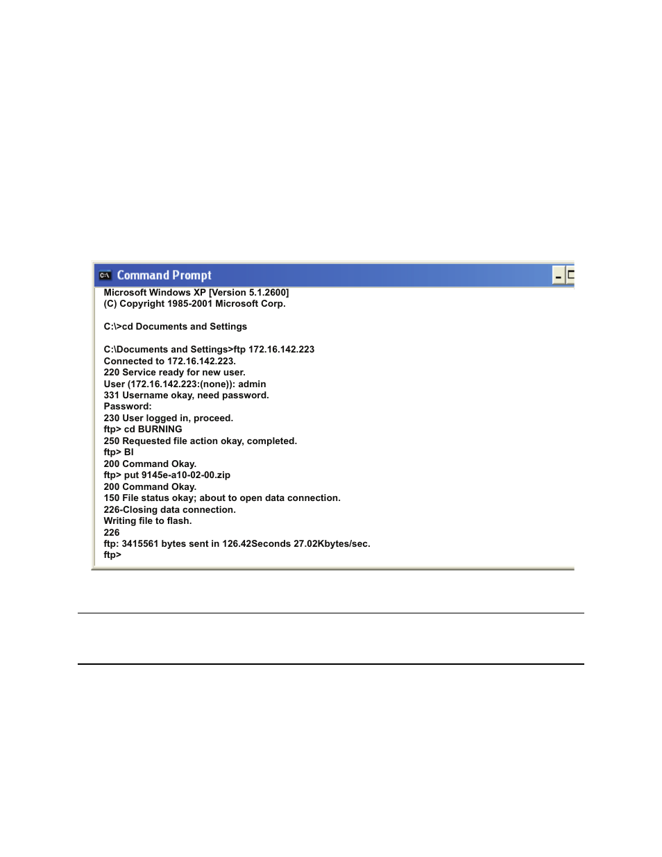 5 software upgrades using ftp or sftp, 1 software download using ftp | CANOGA PERKINS 9145ELB NID Software Version 4.01 User Manual | Page 96 / 152