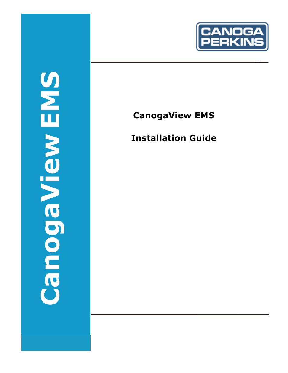 CANOGA PERKINS CanogaView EMS User Manual | 25 pages