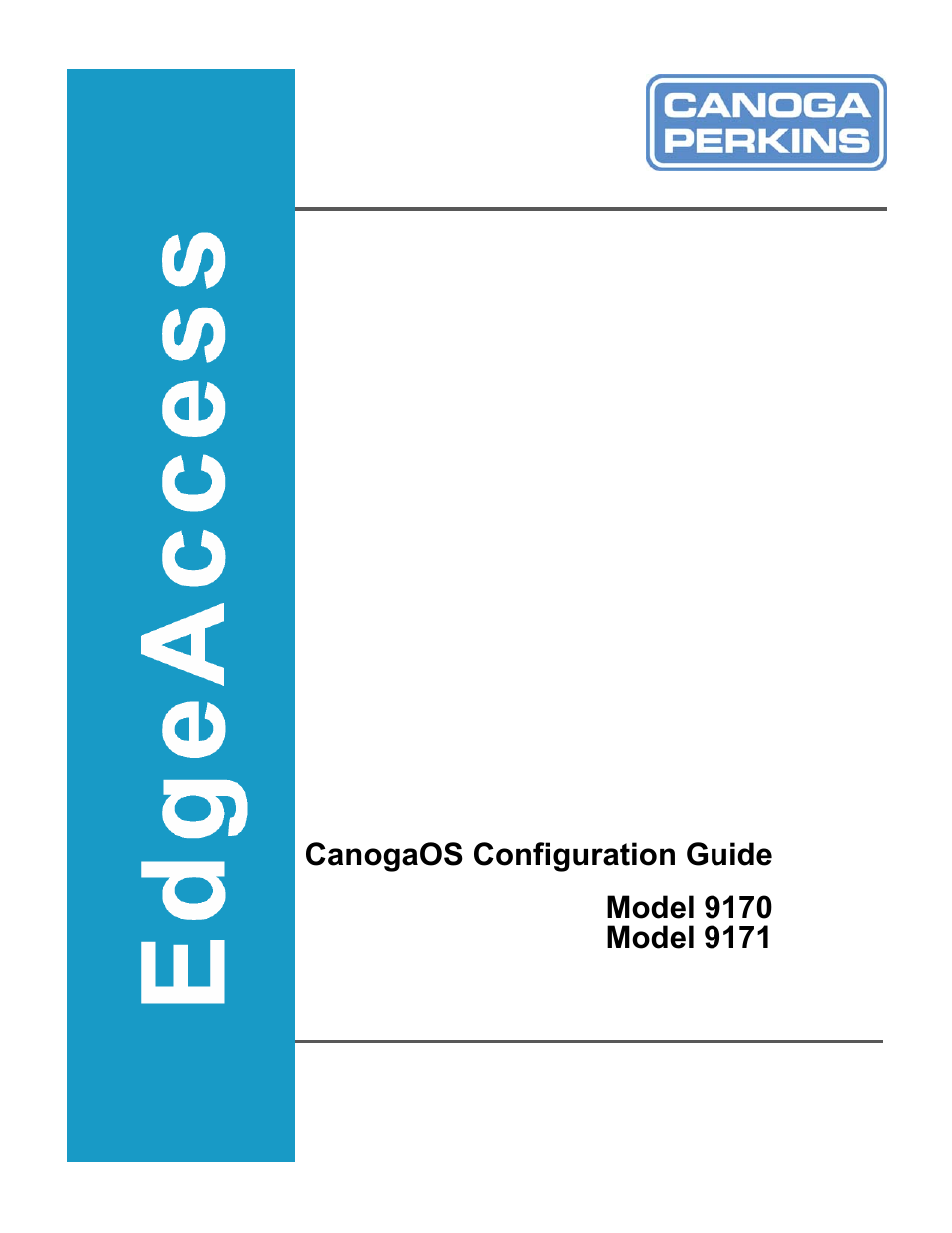 CANOGA PERKINS 9171 Configuration Guide User Manual | 280 pages