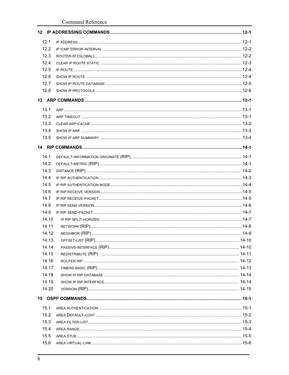 CANOGA PERKINS 9171 Command Reference User Manual | Page 10 / 782
