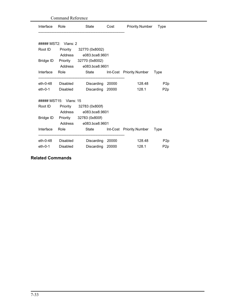 CANOGA PERKINS 9171 Command Reference User Manual | Page 136 / 782