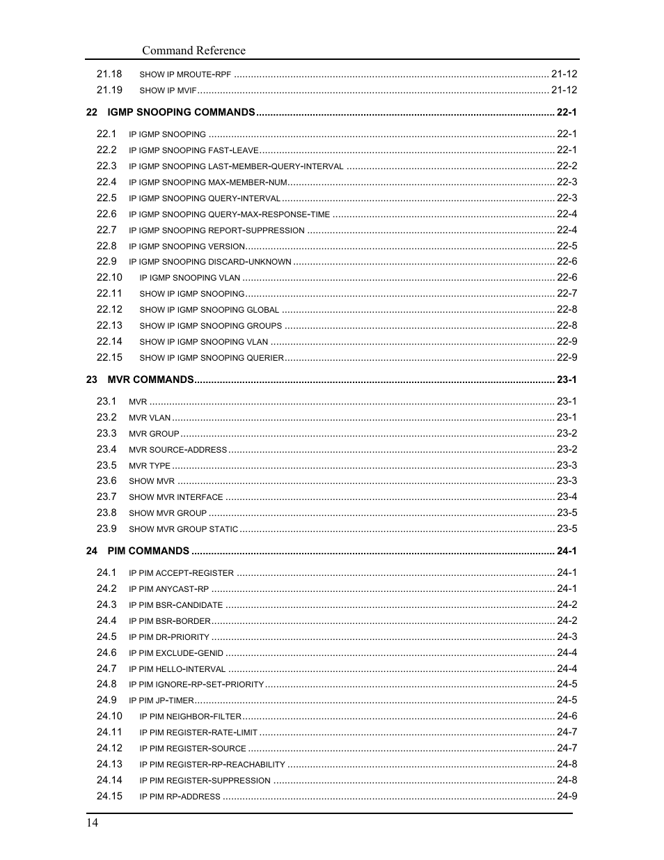 CANOGA PERKINS 9171 Command Reference User Manual | Page 16 / 782