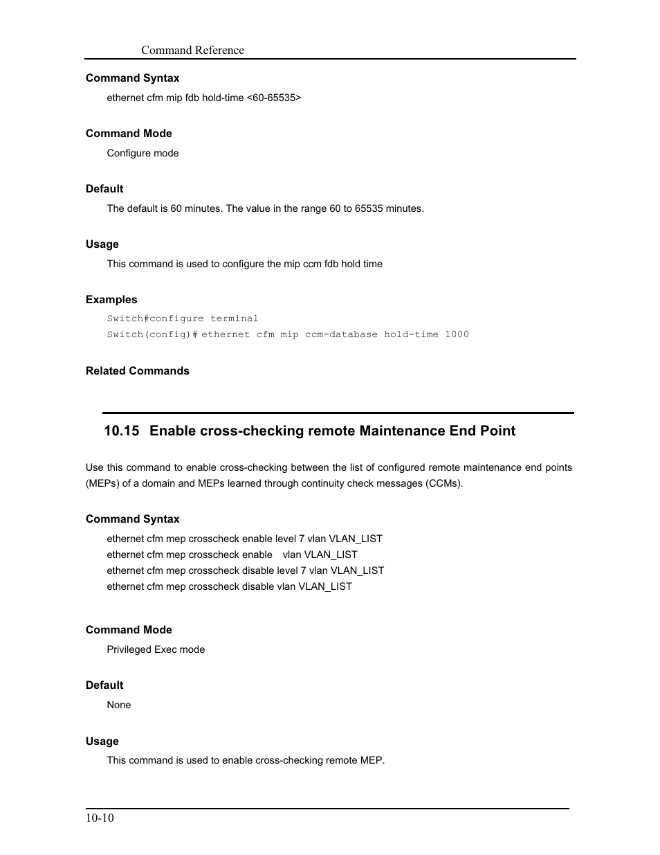 CANOGA PERKINS 9171 Command Reference User Manual | Page 167 / 782