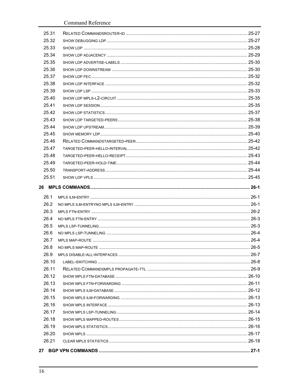 Canogaos command reference 16 | CANOGA PERKINS 9171 Command Reference User Manual | Page 18 / 782