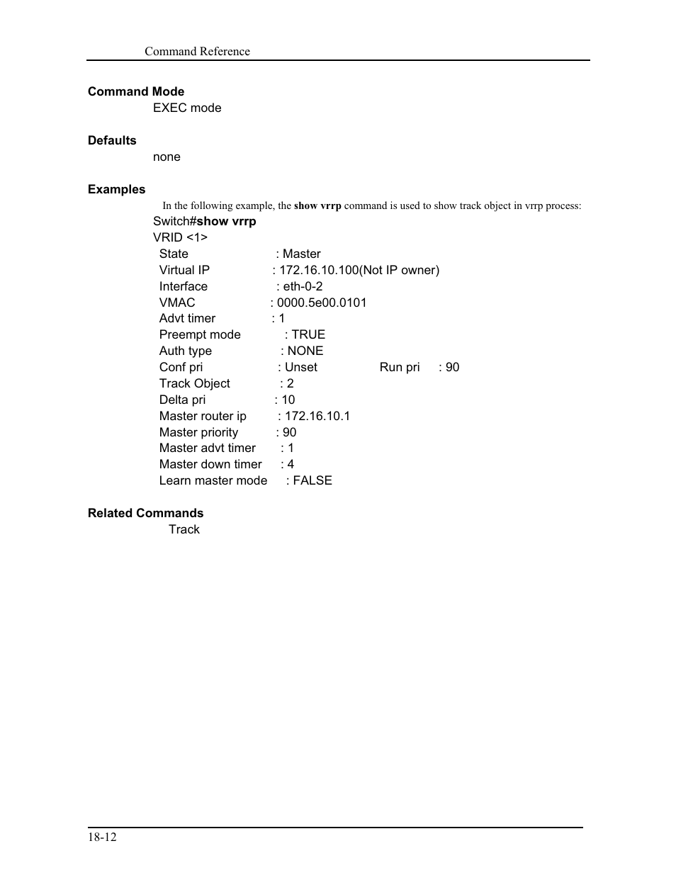 CANOGA PERKINS 9171 Command Reference User Manual | Page 331 / 782