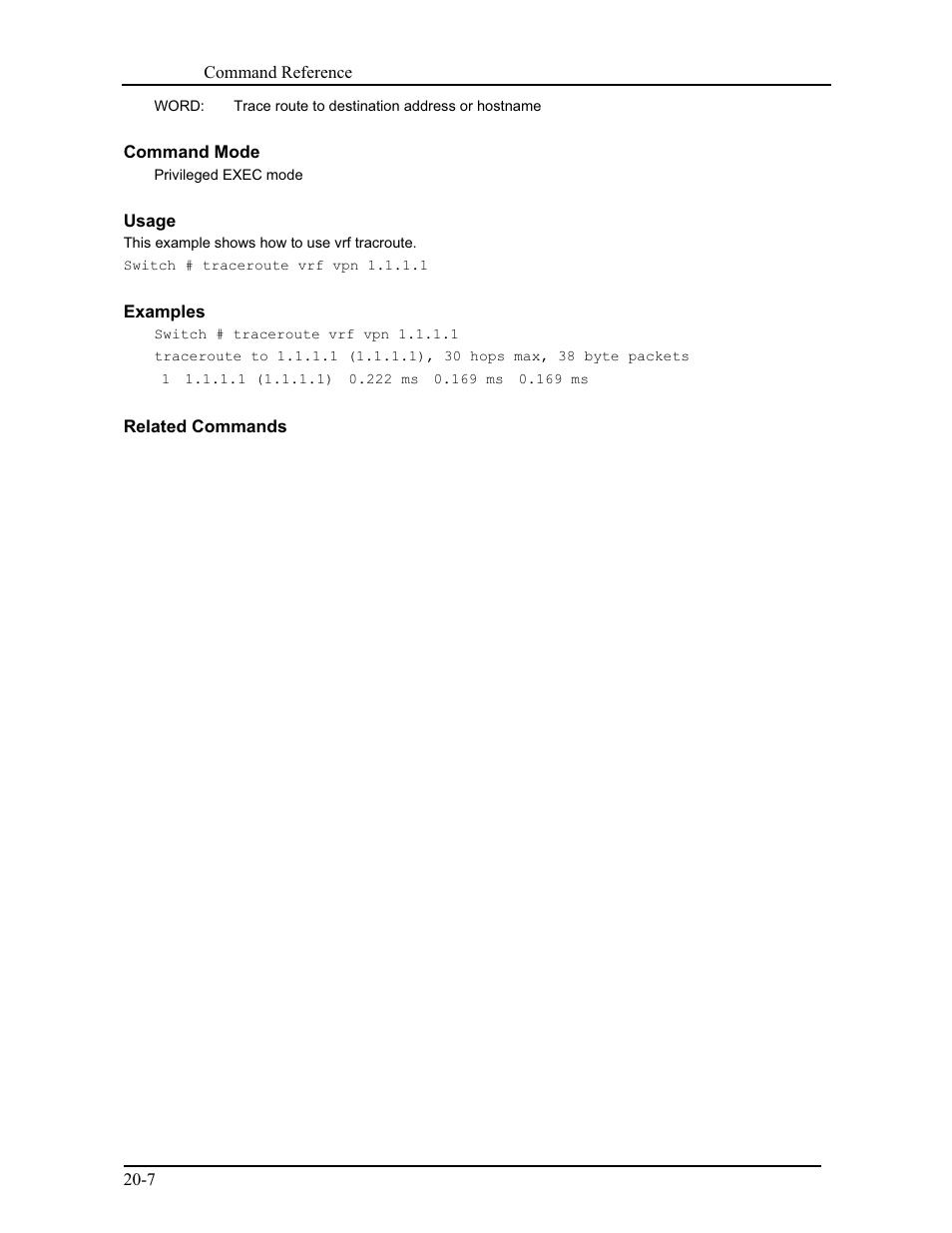 CANOGA PERKINS 9171 Command Reference User Manual | Page 367 / 782