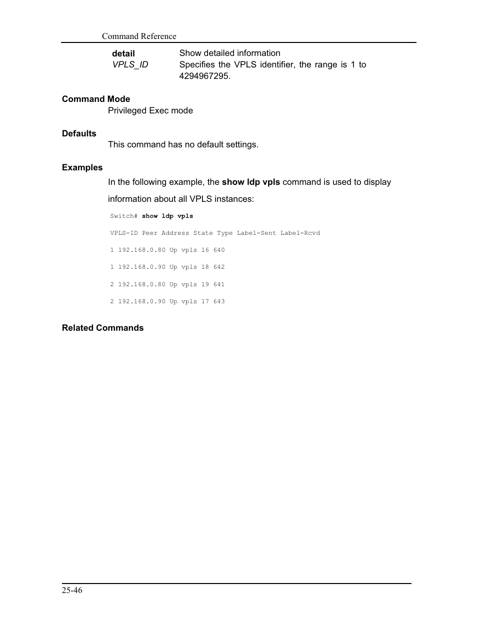 CANOGA PERKINS 9171 Command Reference User Manual | Page 458 / 782