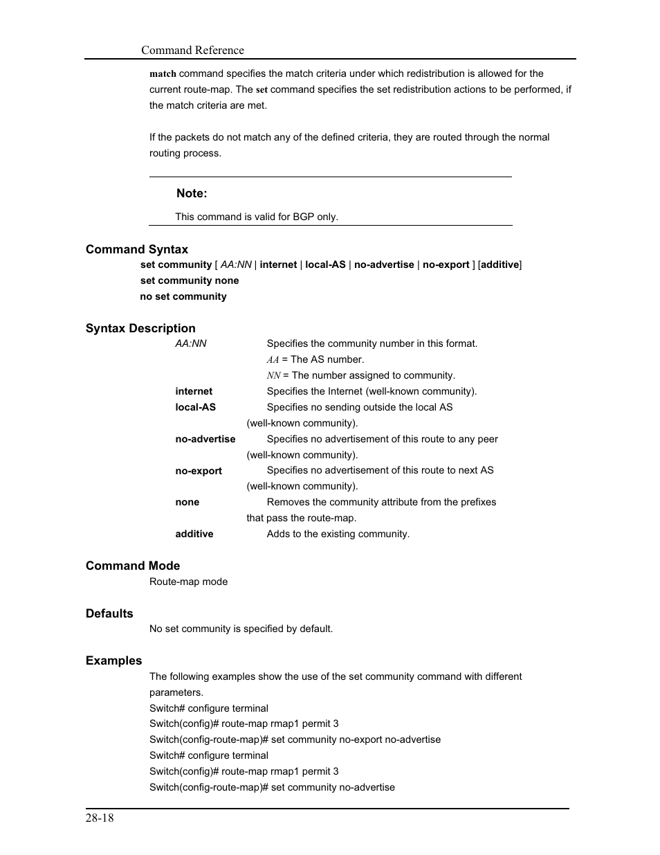 CANOGA PERKINS 9171 Command Reference User Manual | Page 506 / 782