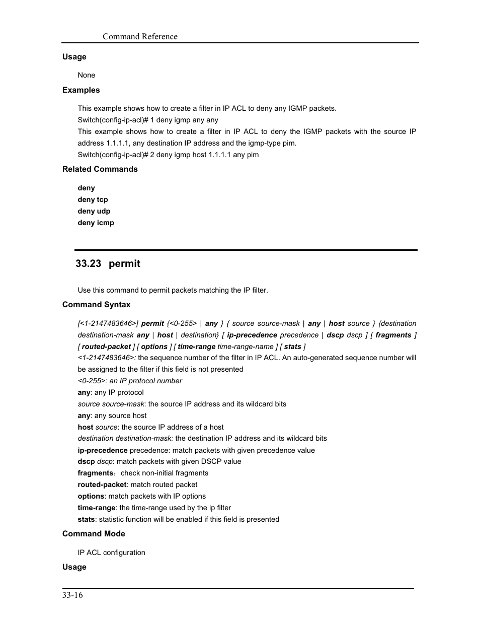 23 permit | CANOGA PERKINS 9171 Command Reference User Manual | Page 607 / 782