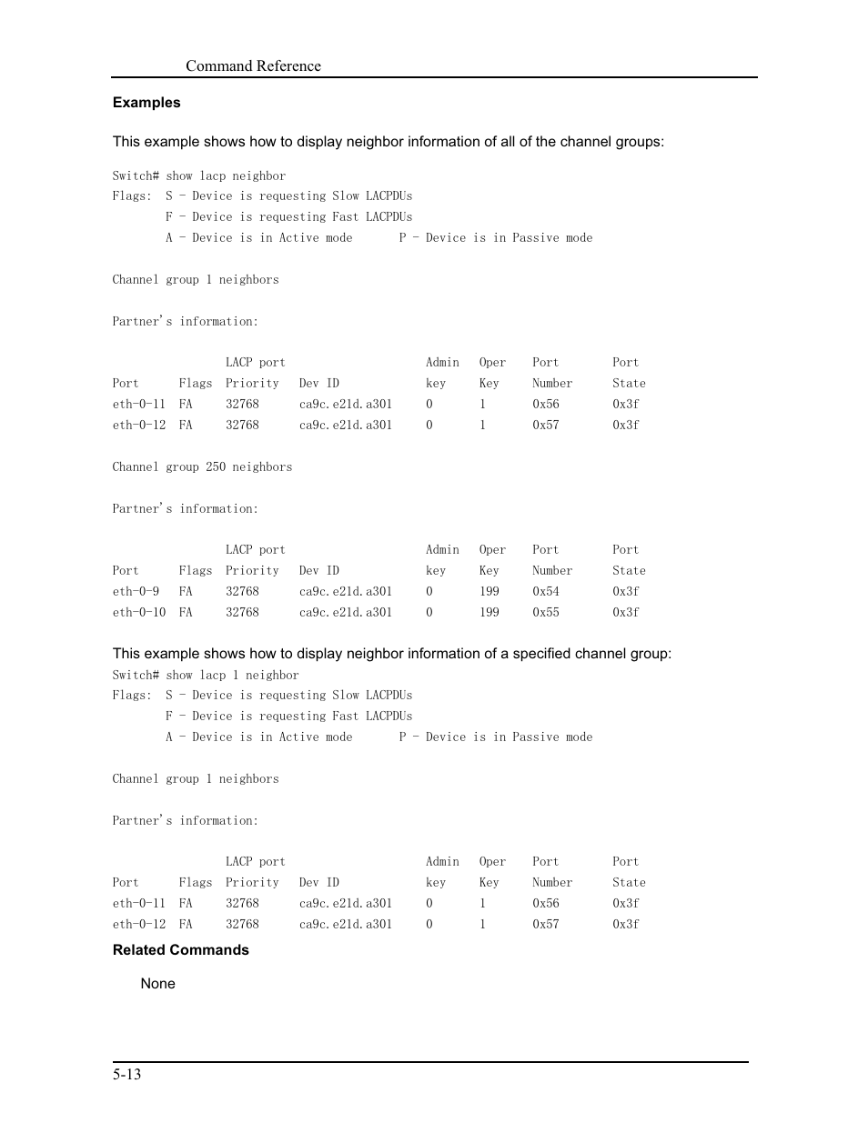CANOGA PERKINS 9171 Command Reference User Manual | Page 80 / 782