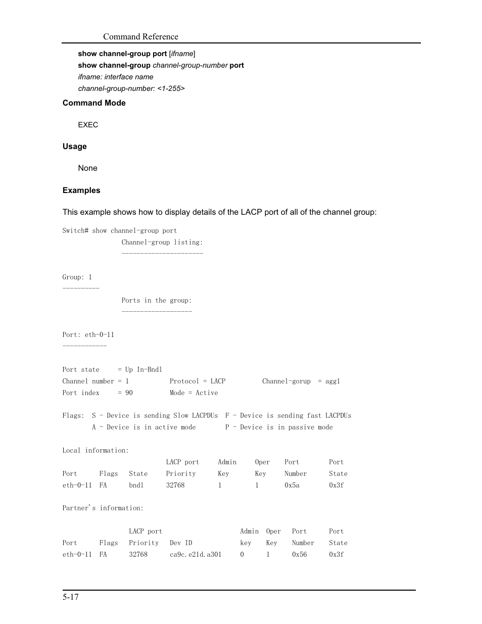 CANOGA PERKINS 9171 Command Reference User Manual | Page 84 / 782
