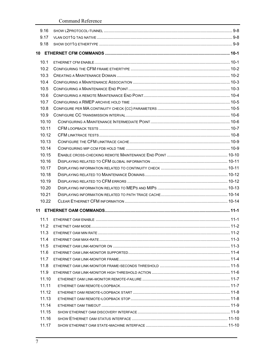 Canogaos command reference 7 | CANOGA PERKINS 9171 Command Reference User Manual | Page 9 / 782