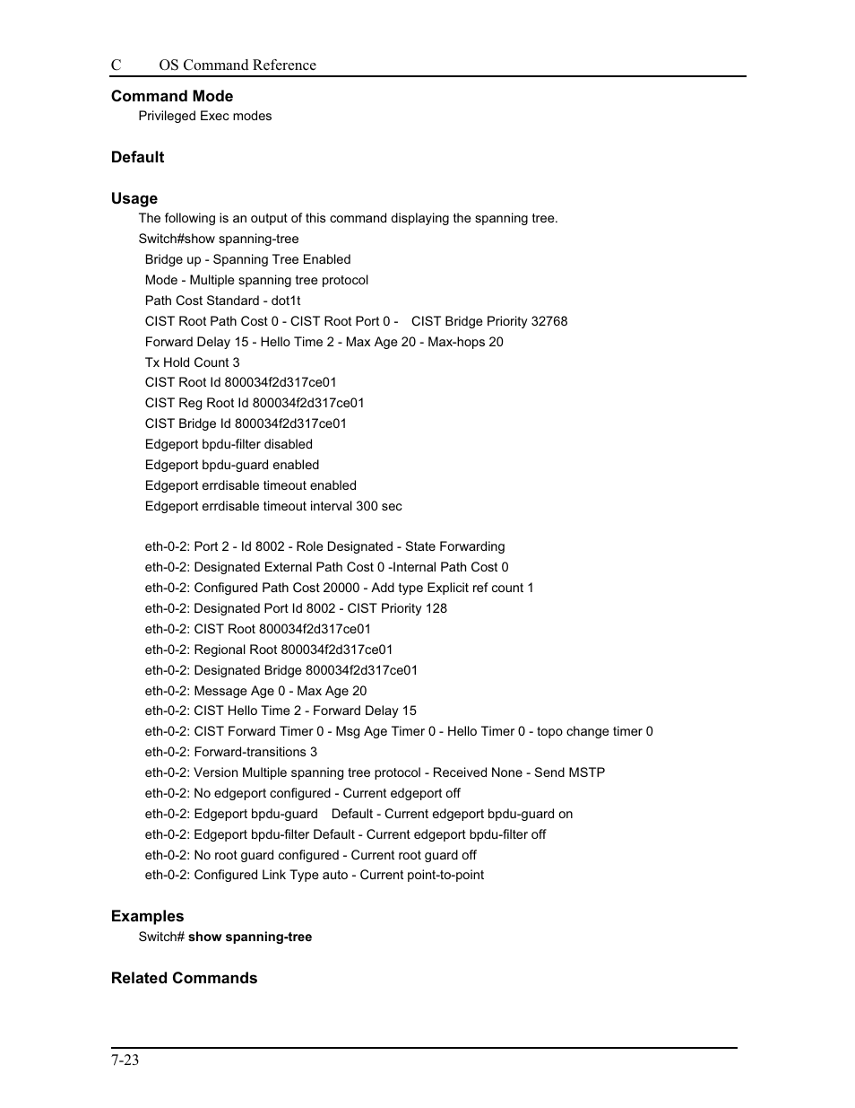 CANOGA PERKINS 9175 Command Reference User Manual | Page 126 / 790